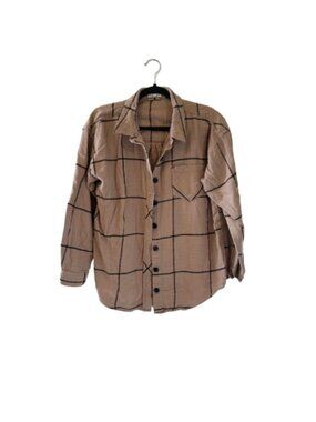 25. Maurices Pink and Black Striped Top